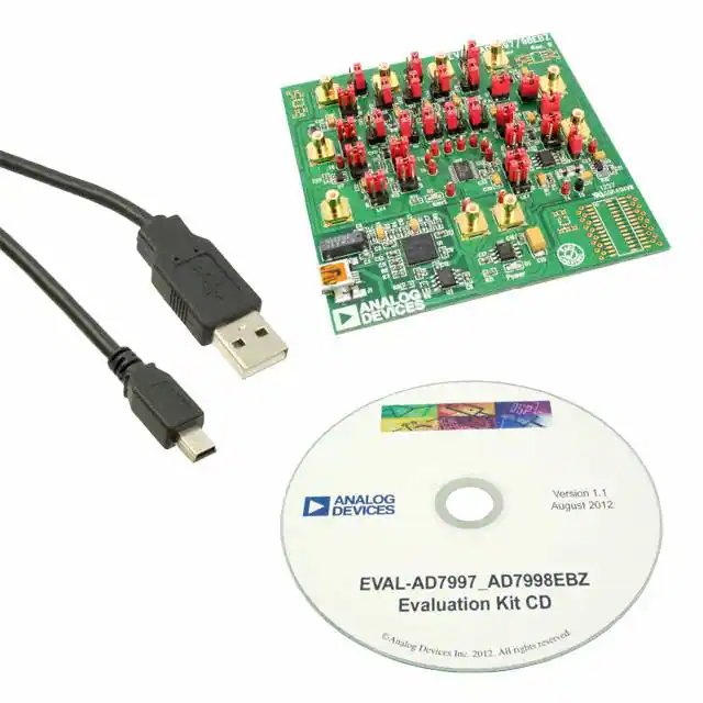 EVAL-AD7998EBZ Analog Devices Inc.  Cartes d'évaluation - Convertisseurs analogique-numérique (CAN)